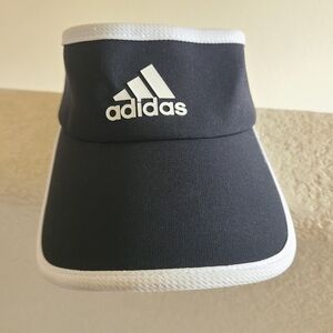 Adidas Aeroready Black and White Visor Hat
